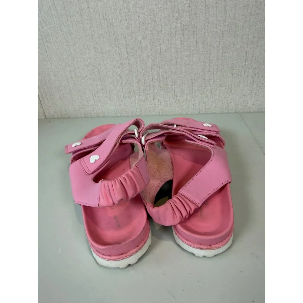 Women's Stoney‎ Clover Lane x Target Pink Heart Two Strap Sport Sandals Size 7